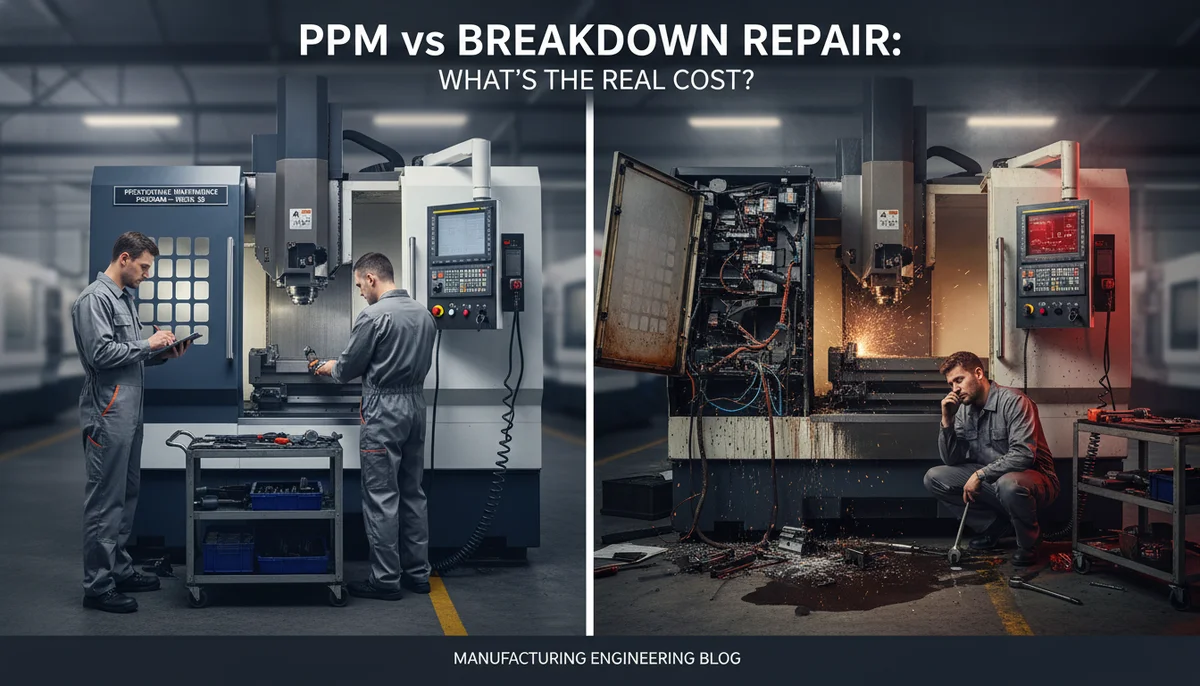 PPM vs Breakdown Repair: What's the Real Cost?